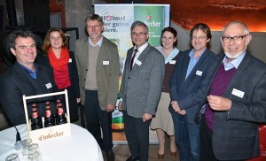 Dr. Uwe Ferber (Moderator); Diana Joneitis (ADF), Gerald Strohmeier (Stadt Einbeck); Ulrich Meiser (Einbecker Brauhaus AG); Linda Cassel (Einbeck Marketing GmbH), Jürgen Höper (Stadt Einbeck); Prof. Manfred Gerner (ADF).