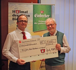 Martin Deutsch (l.), Michael Büchting. Foto: Einbecker Brauhaus AG