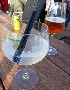 Amber Ale von Härke, Gin Tonic von Hardenberg.