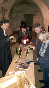 Im Gewölbekeller des Alten Rathauses gibt es zum Abschluss der Führung ein Ainpöckisch Bier.