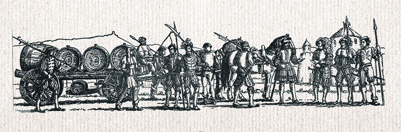 Historischer Biertreck. (c) Abbildung: Einbecker Brauhaus AG